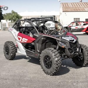 2024 Can-Am® Maverick X3 DS Turbo Fiery Red & Hyper Silver