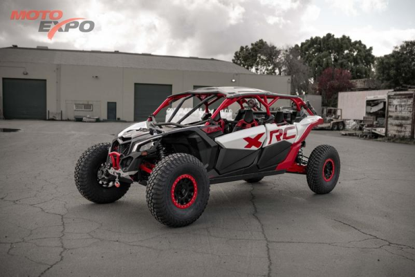 2024 Can-Am® MAV X3 MAX XRC 6 SPEAKER TUR RR WHITE RED
