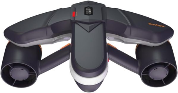Navbow+ Smart Underwater Scooter with Depth Gauge, Temperature Sensor, Compass, Action Camera Mount, 40M Waterproof for Diving & Snorkeling & Sea Adventures