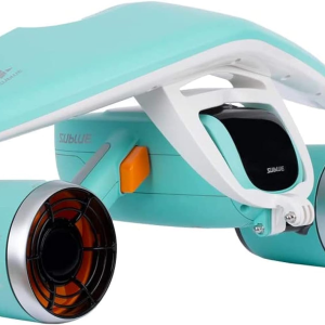 Mix Underwater Scooter with Action Camera Mount 30 Minutes 10 kgf 40M Waterproof Dual Motors Water Sports Swimming Pool Diving Snorkeling Water Scooter for Kids Adults
