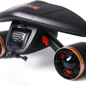 Mix Pro Underwater Scooter with Smartphone/Action Camera Mount Low Battery Alarm 2 Gear Speed 60 Minutes 40M Dual Motors Swimming Pool Diving Snorkeling Water Scooter for Kids Adults